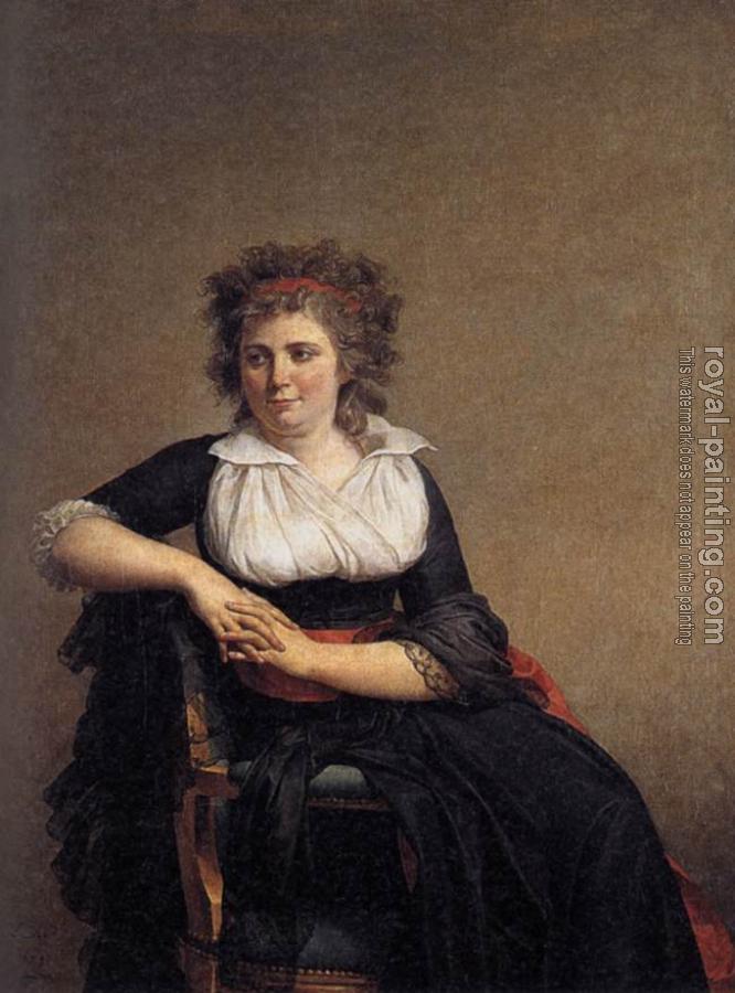 Jacques-Louis David : Portrait of the Marquise d'Orvilliers